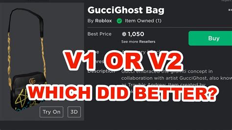 ghost gucci bag roblox|ROBLOX LIMITED GUCCI GHOST BAG (HOW TO GET).